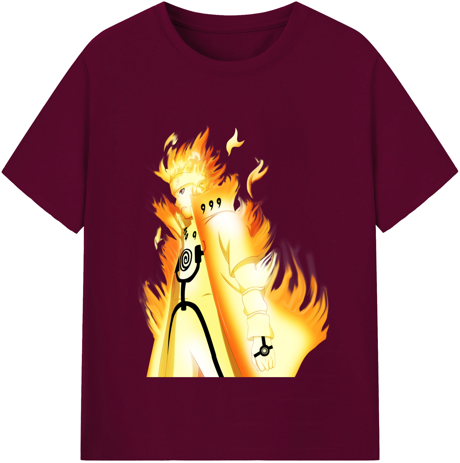 （画像用） NARUTO -ナルト- うずまき ナルト Uzumaki Naruto レディースカジュアルプリントTシャツ（綿100％）